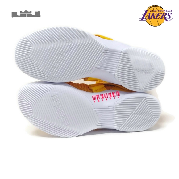 Nike Lebron Soldier XII 12 TB Promo LA Lakers Gold - Picture 6 of 8
